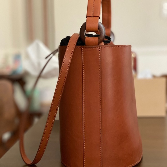 NWT Sezane Sac Mona Heritage Chocolate - Picture 5 of 9